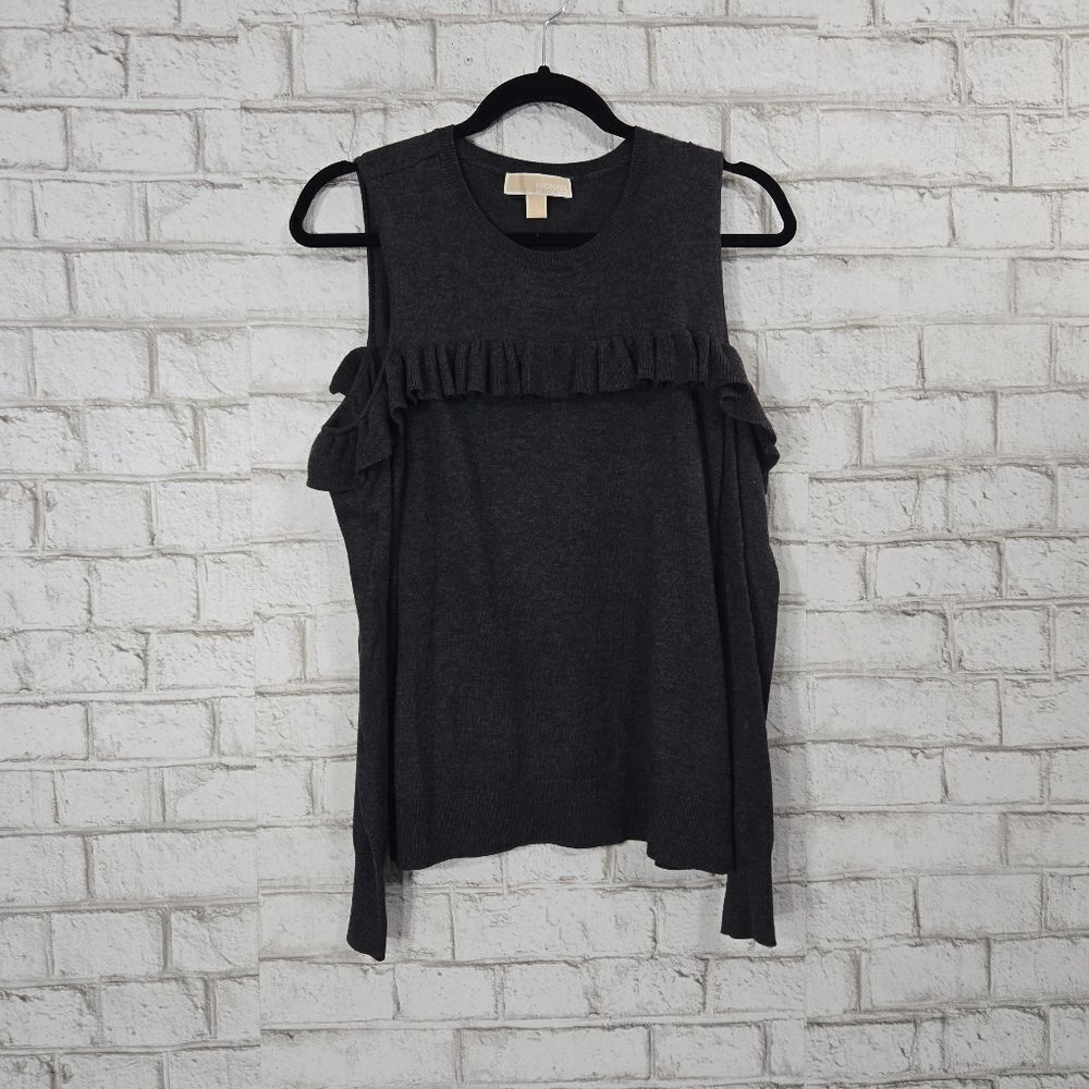 Michael Kors open shoulder lightweight sweater